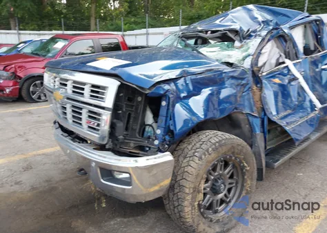 2015 Chevrolet Silverado 1500 2Lz из США, поврежденный, VIN 1GCVKSEC4FZ447675